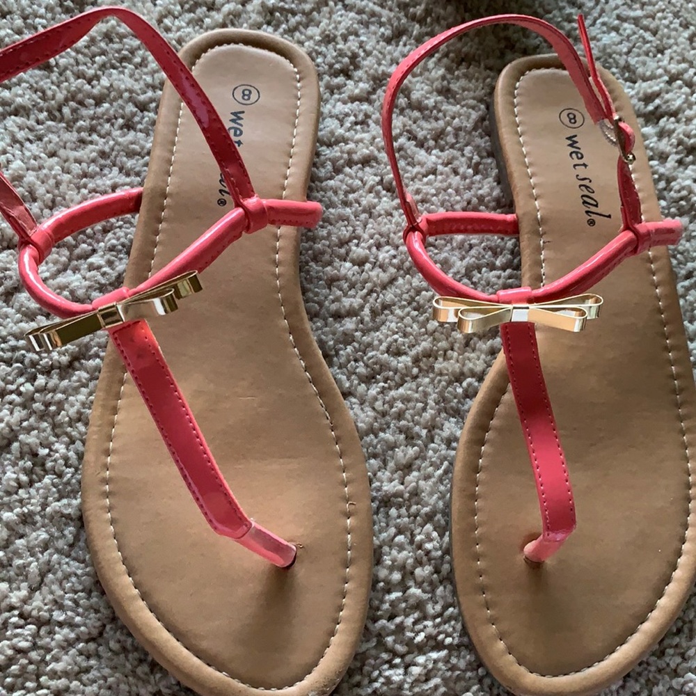 Pink sandals